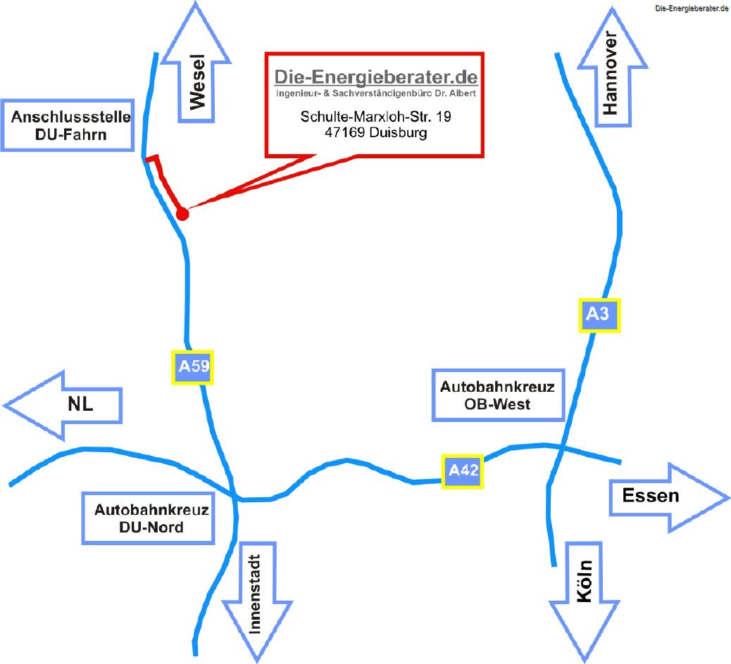Anfahrhinweis